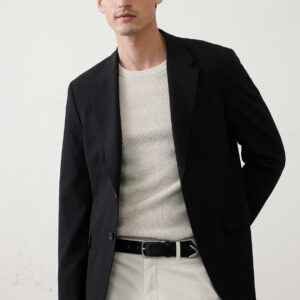 Витрина classic fit plainweave suit jacket