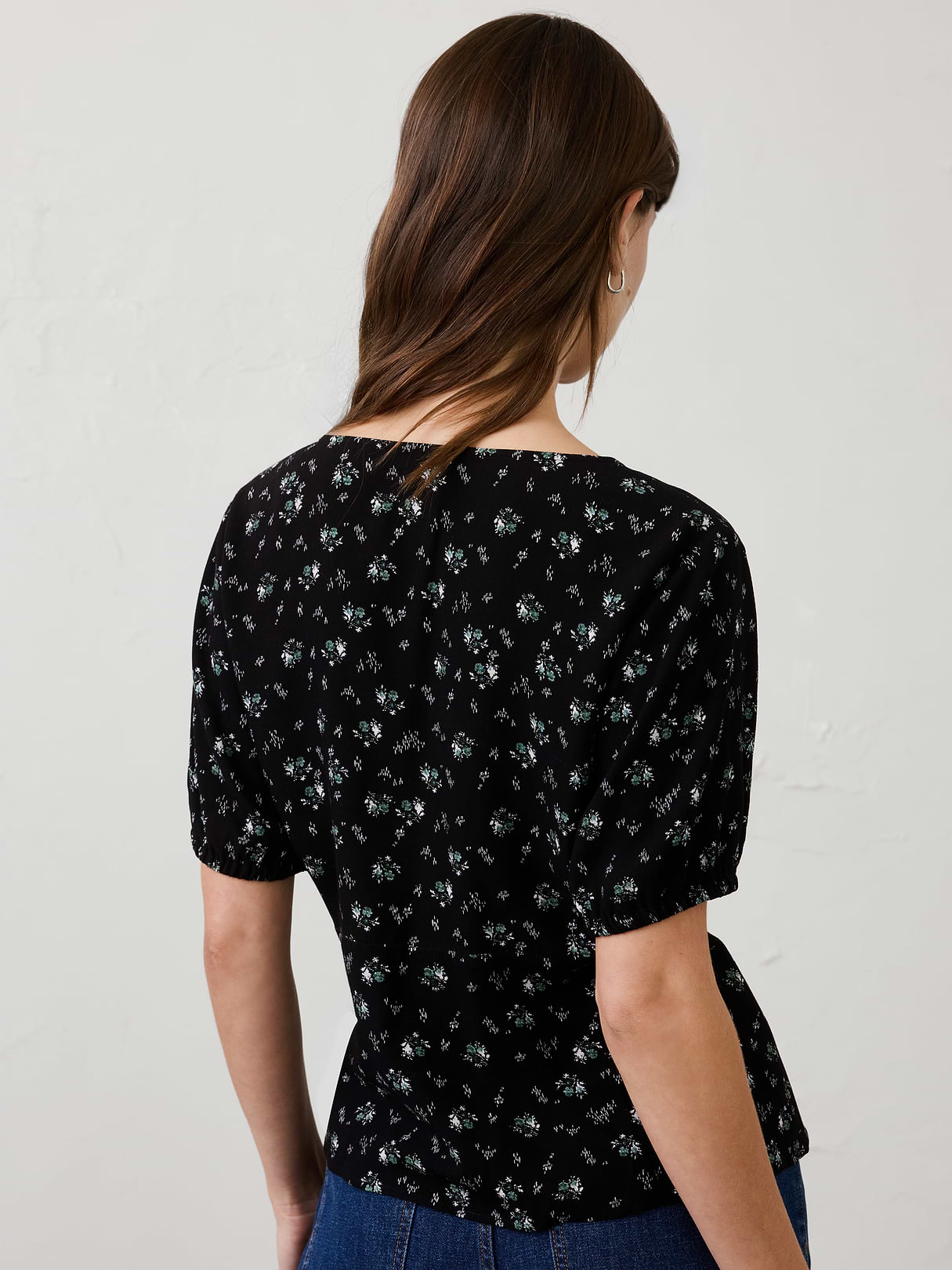 tie front peplum top tie front peplum top