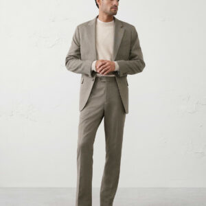 herringbone suit trouser