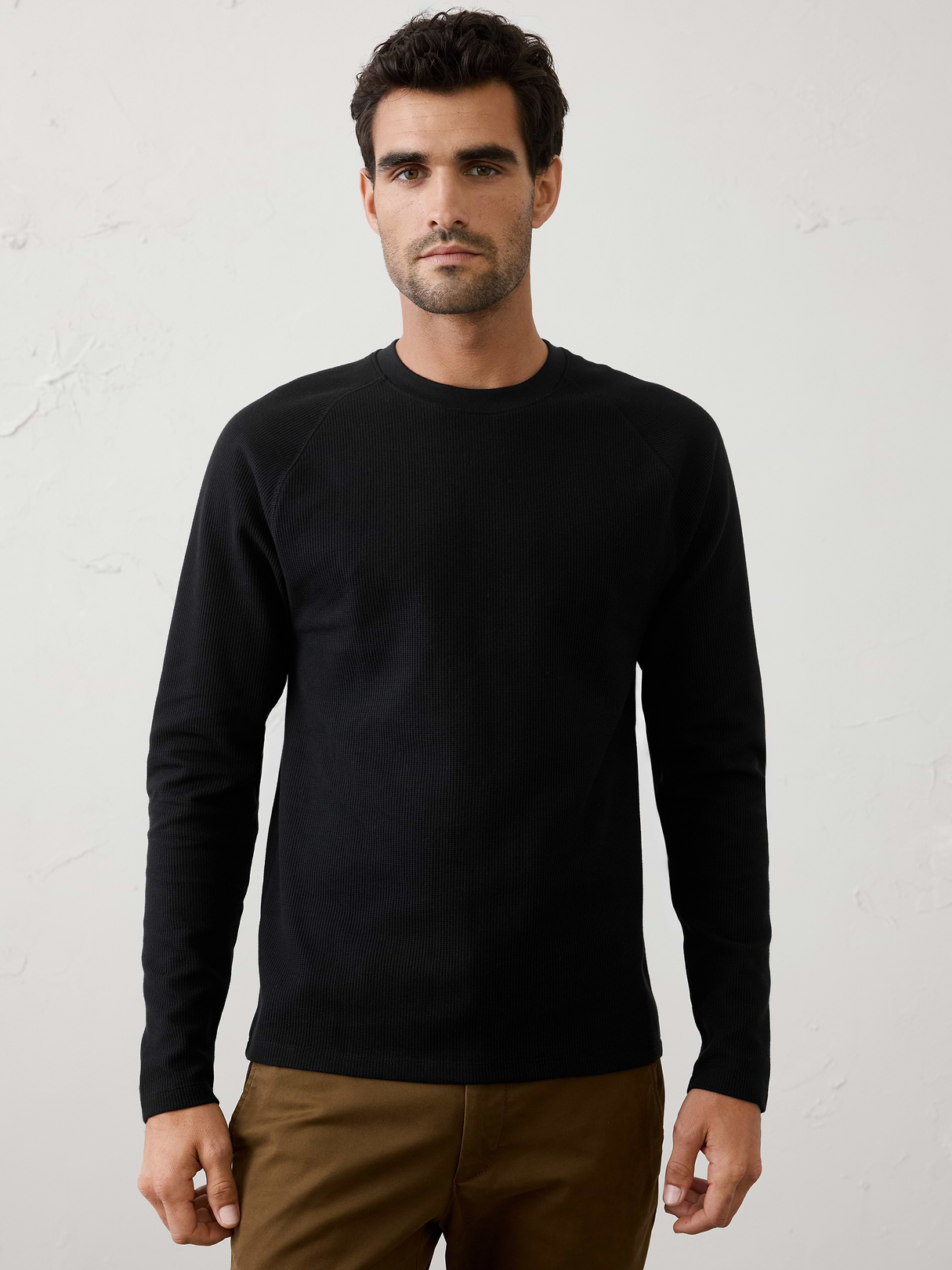 waffle crew neck shirt waffle crew neck shirt