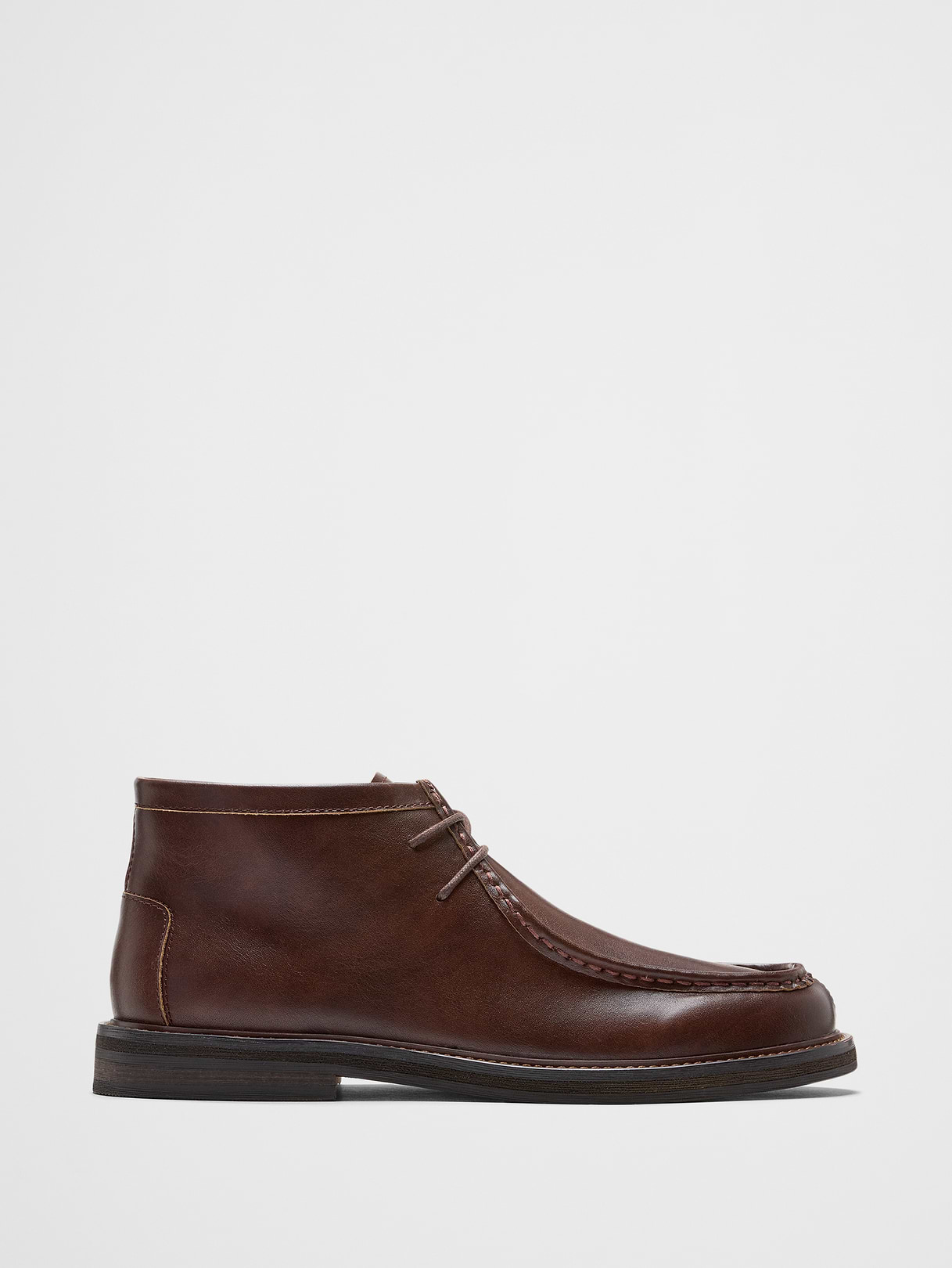 vegan leather moc toe chukka vegan leather moc toe chukka