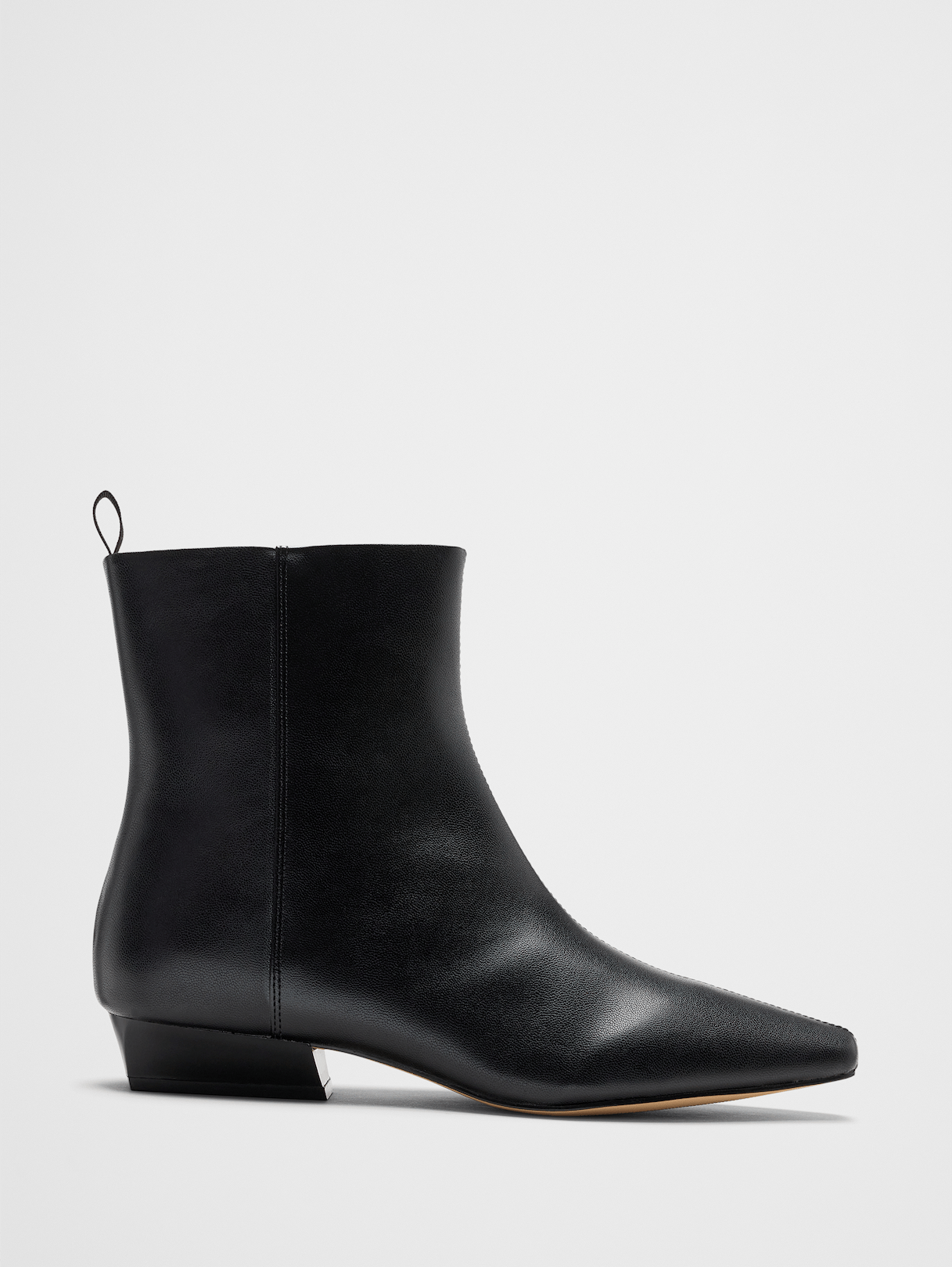 vegan leather short bootie vegan leather short bootie