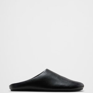 vegan suede studded clog mule