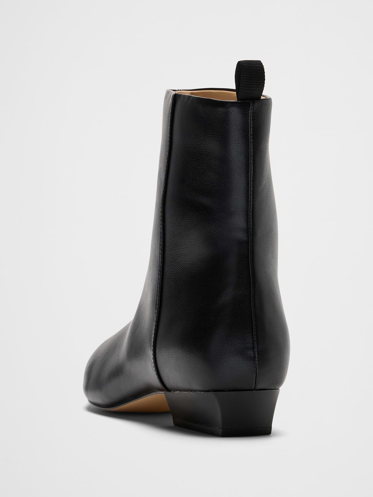 vegan leather short bootie vegan leather short bootie