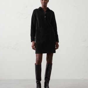 Витрина collared above knee shift dress