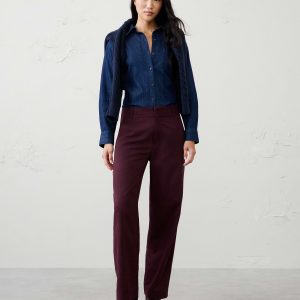 Витрина straight leg high rise donegal pant