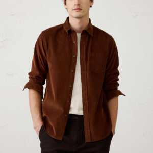 Витрина slim fit fine wale corduroy shirt