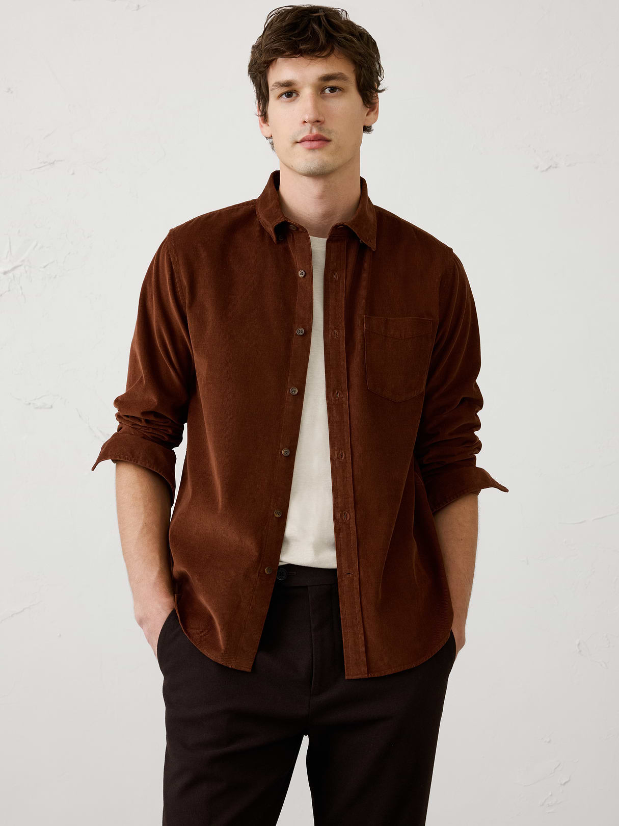 slim fit fine wale corduroy shirt slim fit fine wale corduroy shirt