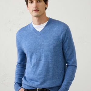 merino wool v neck sweater
