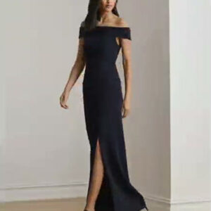 lauren ralph lauren — off the shoulder gown