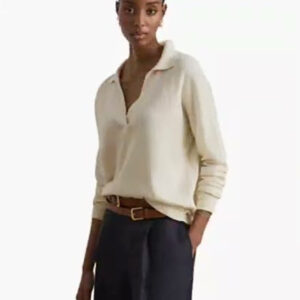 lauren ralph lauren — women's polo v neck long sleeve sweater