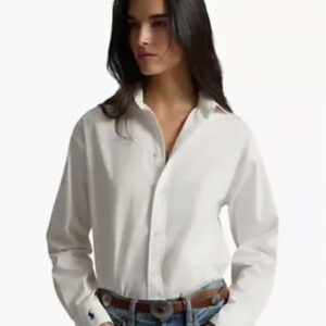 polo ralph lauren — women's relaxed fit cotton shirt