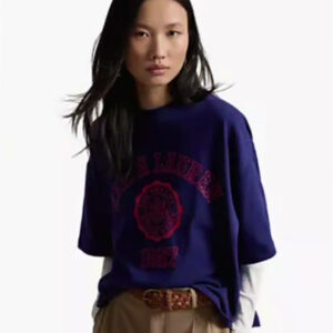 polo ralph lauren — women's oversized cotton jersey t shirt