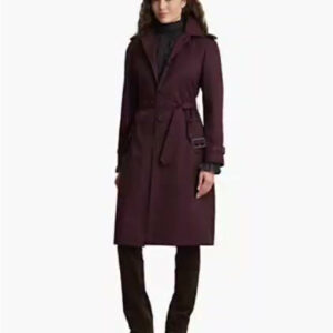 lauren ralph lauren — women's belted lined trench coat