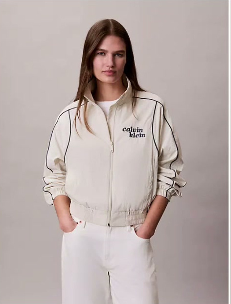 1989 logo graphic lightweight jacket