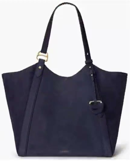 lauren ralph lauren — tasha extra large suede tote handbag lauren ralph lauren — tasha extra large suede tote handbag
