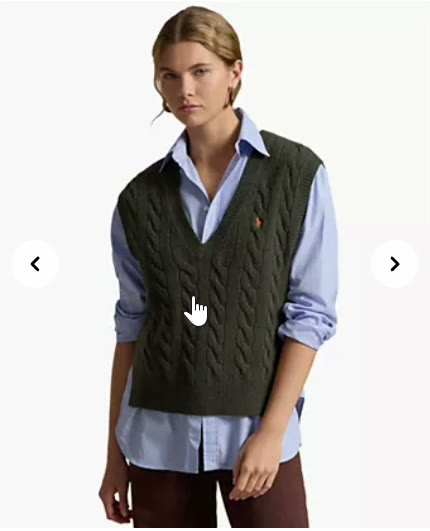 polo ralph lauren — women's sleeveless v neck wool cashmere sweater vest polo ralph lauren — women's sleeveless v neck wool cashmere sweater vest