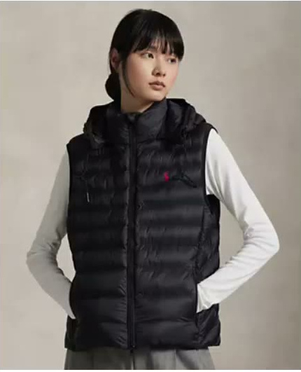 polo ralph lauren — women's sleeveless quilted vest polo ralph lauren — women's sleeveless quilted vest