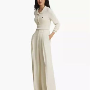 lauren ralph lauren — women's high rise wide leg pants