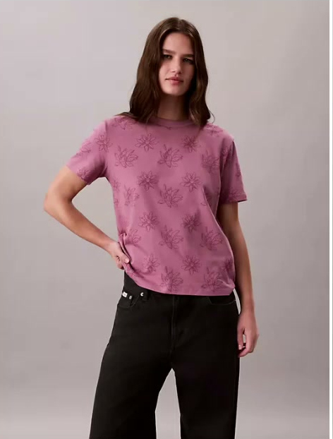 allover floral tee