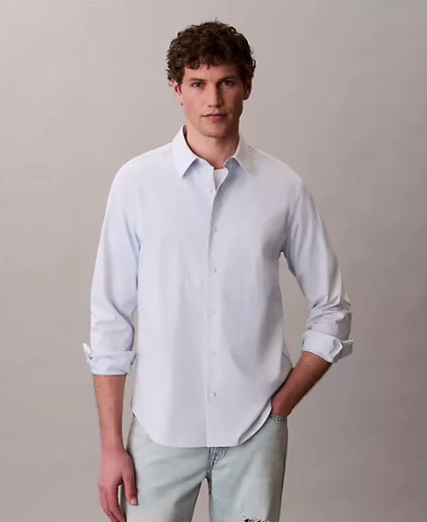 classic stretch button down shirt