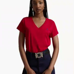 polo ralph lauren — women's v neck short sleeve t shirt