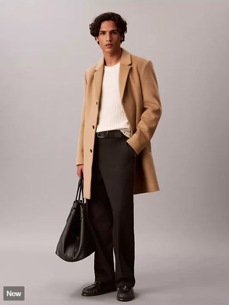 wool blend overcoat