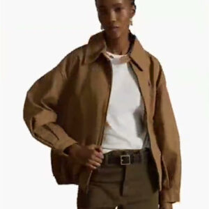 polo ralph lauren — women's long sleeve bomber jacket