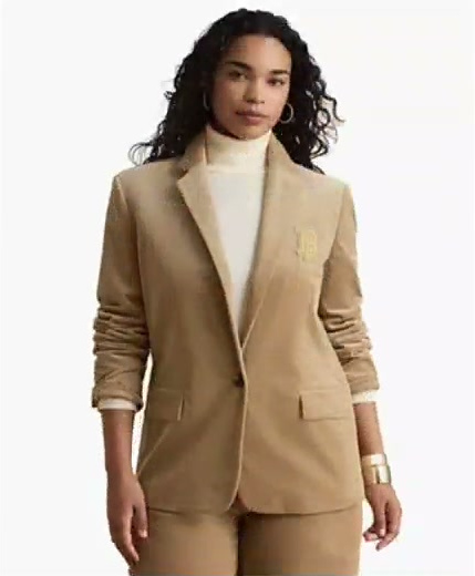 new! women's corduroy single button blazer new! women's corduroy single button blazer