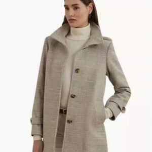 lauren ralph lauren — women's icon hooded a line coat, created for macy's