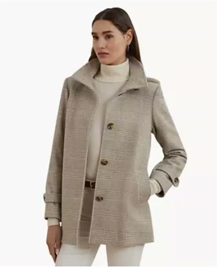 lauren ralph lauren — women's icon hooded a line coat, created for macy's lauren ralph lauren — women's icon hooded a line coat, created for macy's