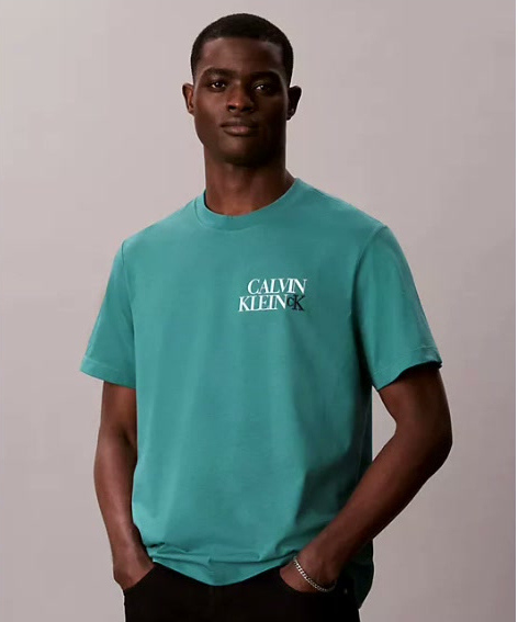 stacked ck logo easy tee