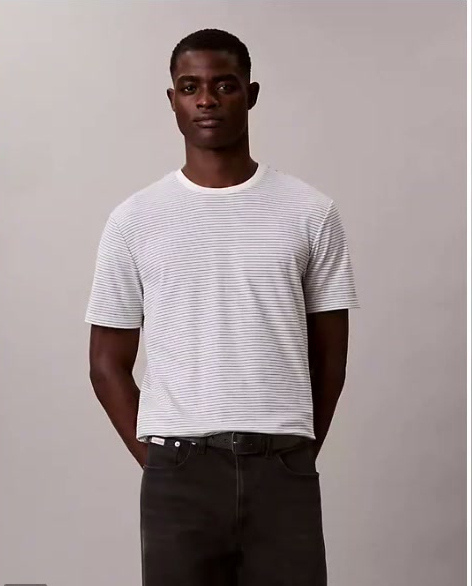 supima cotton stripe tee