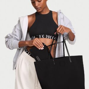 Home logo tote bag & pouch set