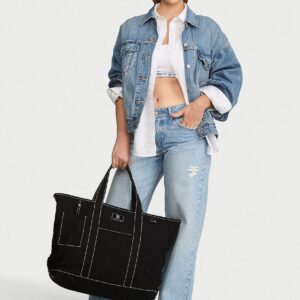 Home vs icon large canvas tote bag