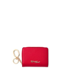 Home small zip wallet keychain