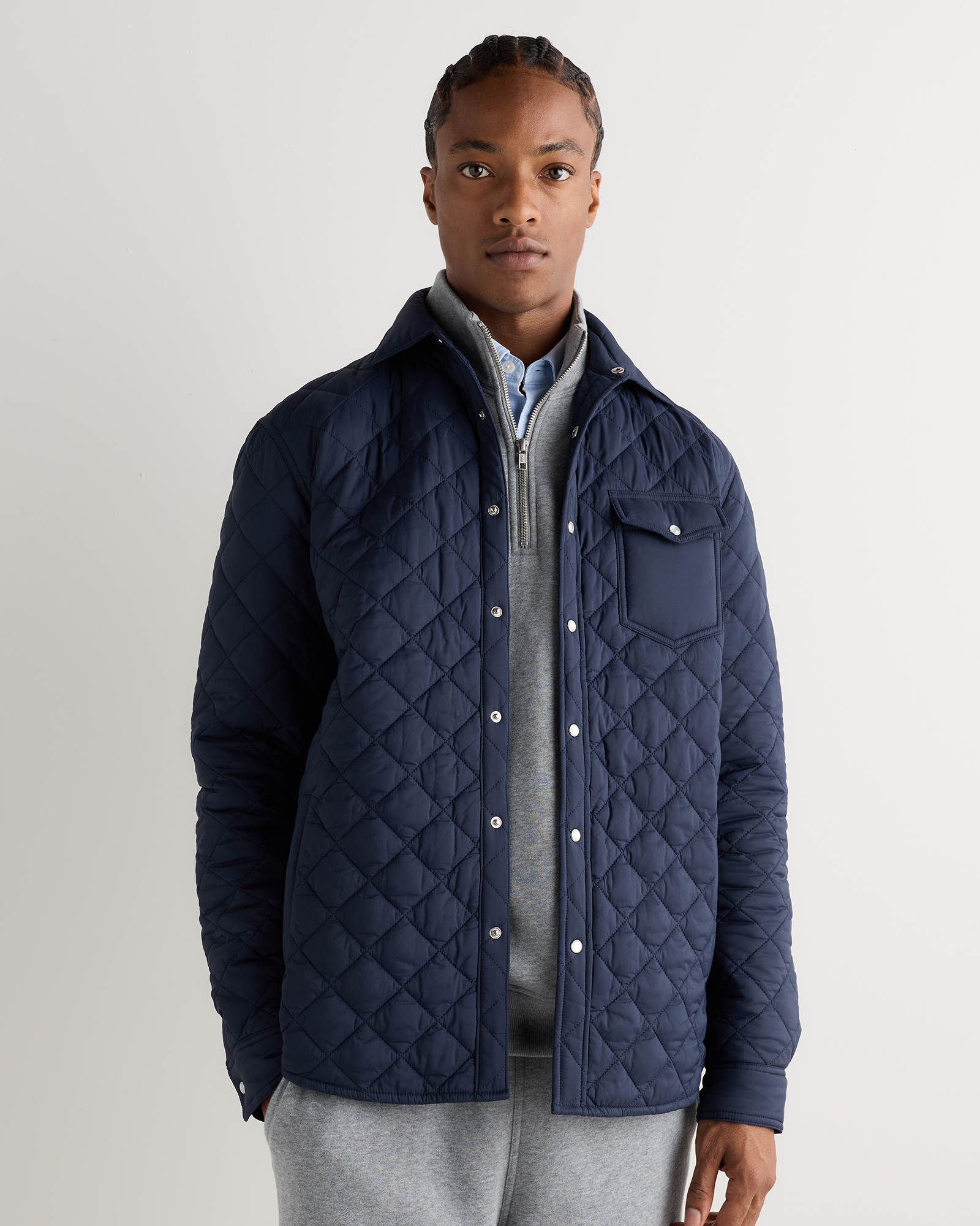 featherless quilted overshirt featherless quilted overshirt