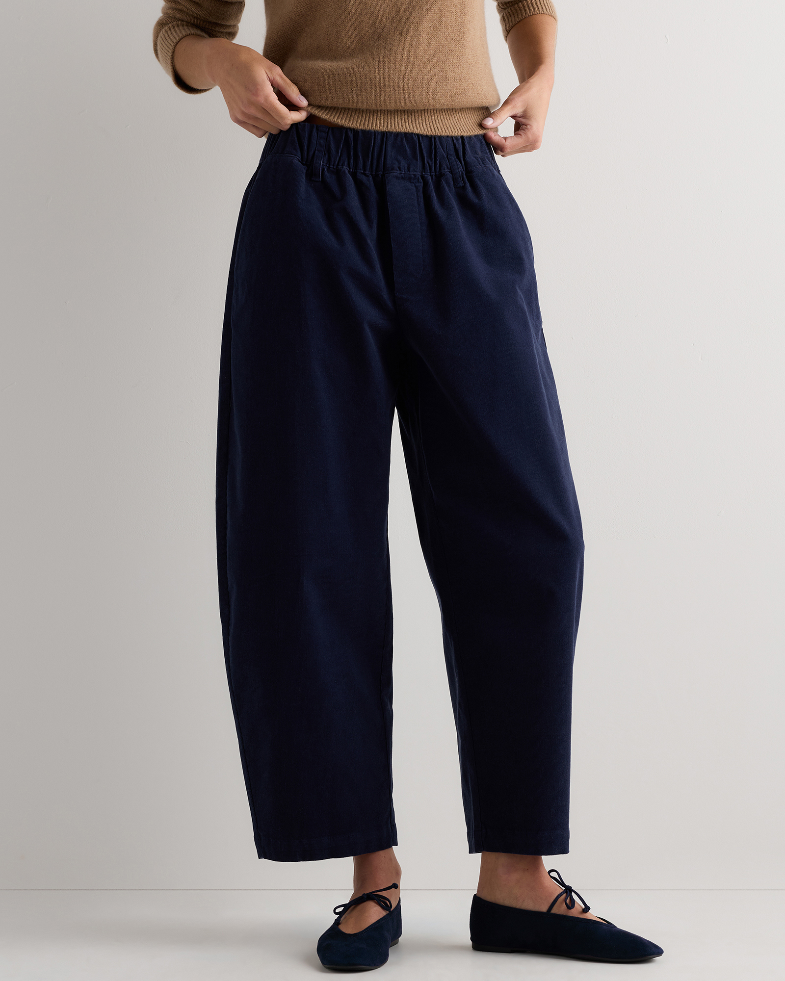 organic stretch corduroy pull on barrel pants organic stretch corduroy pull on barrel pants