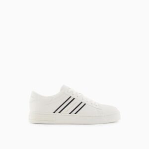Home sneakers with webbing and rubber sole