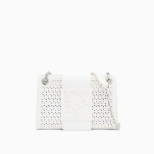 trapeze shoulder bag with logo