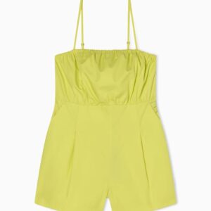 utility chic cotton twill jumpsuit
