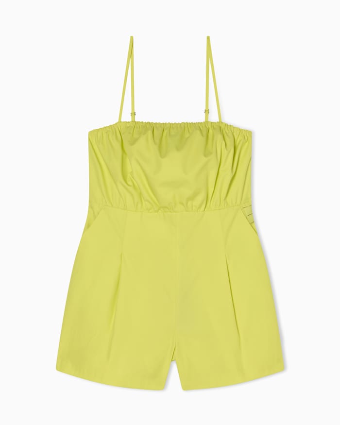 utility chic cotton twill jumpsuit utility chic cotton twill jumpsuit