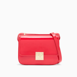 small shoulder bag with logo